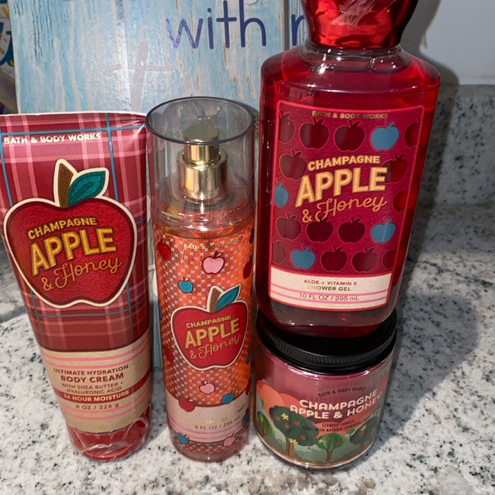 Bath and body Works, Champagne Apple and Honey Gift Set Combo - Picture 3 of 4